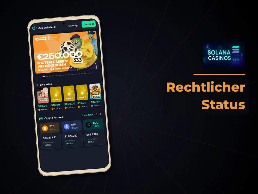 Solana Casino - Rechtlicher Status