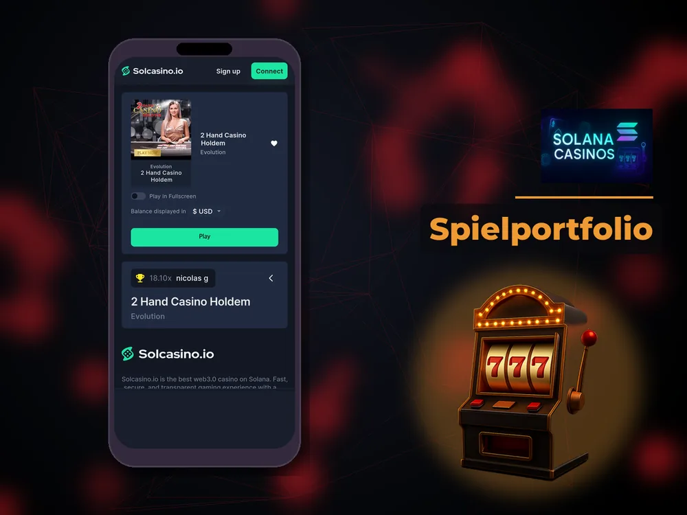 Solana Casino - Spielportfolio