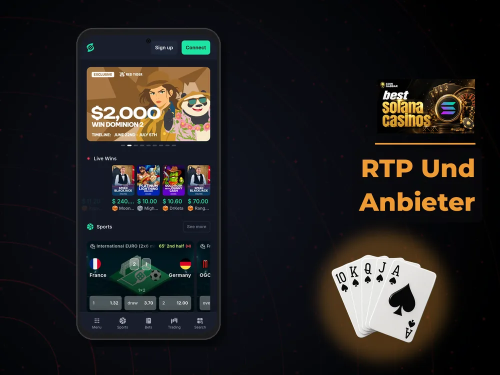 Solana Casino - RTP Und Anbieter