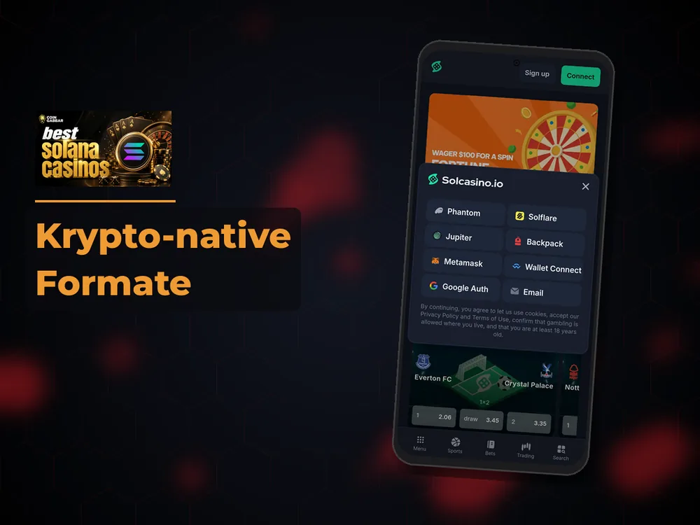 Solana Casino - Krypto-native Formate