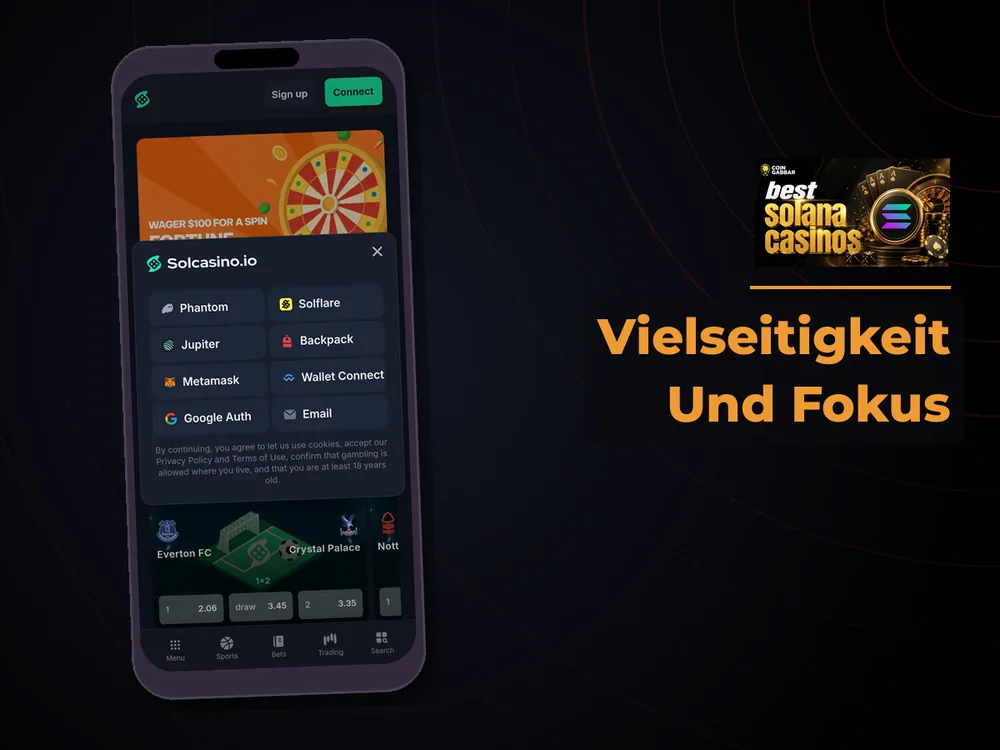 Solana Casino - Vielseitigkeit Und Fokus