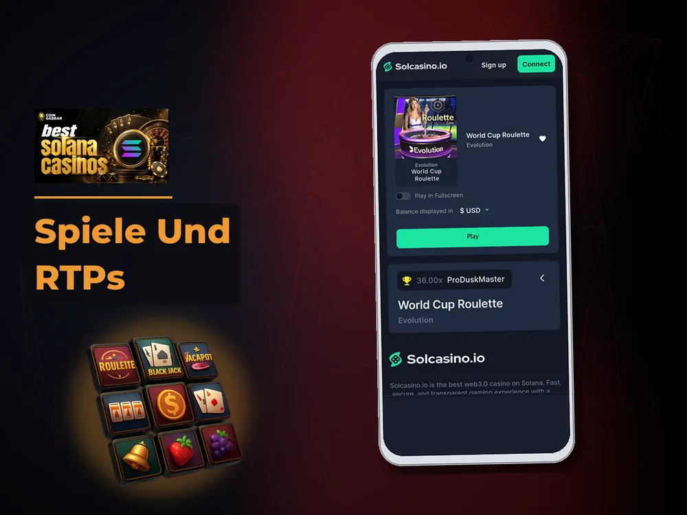 Solana Casino - Spiele Und RTPs