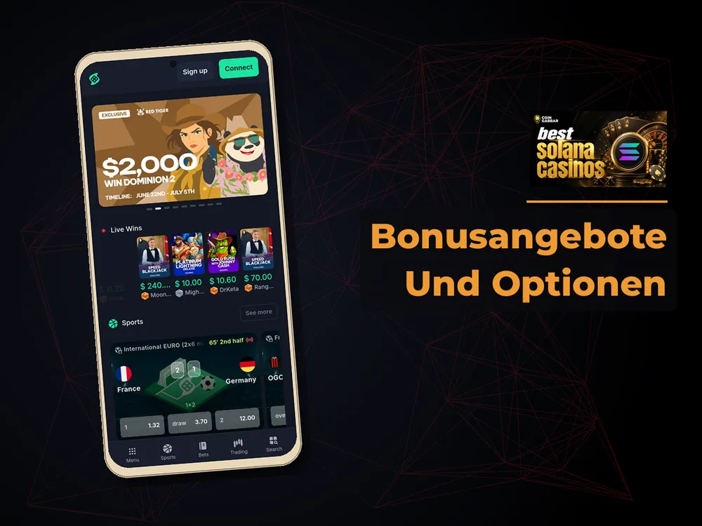 Solana Casino - Bonusangebote Und Optionen