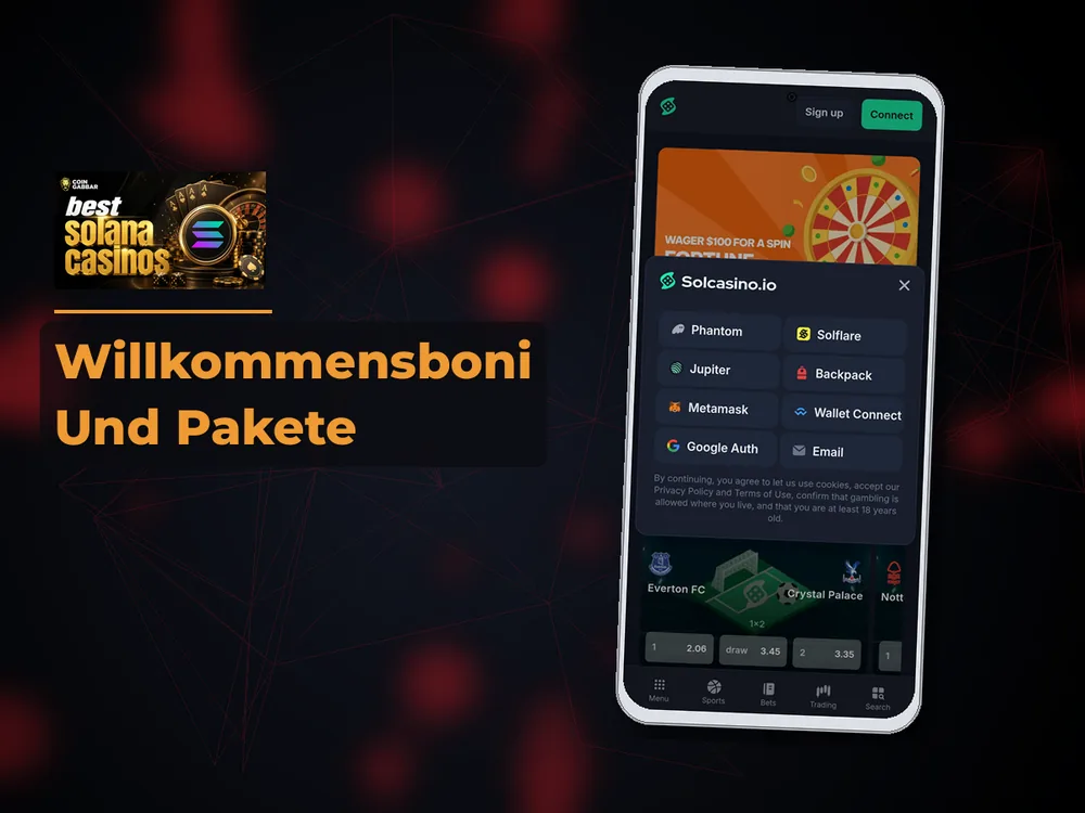 Solana Casino - Willkommensboni Und Pakete