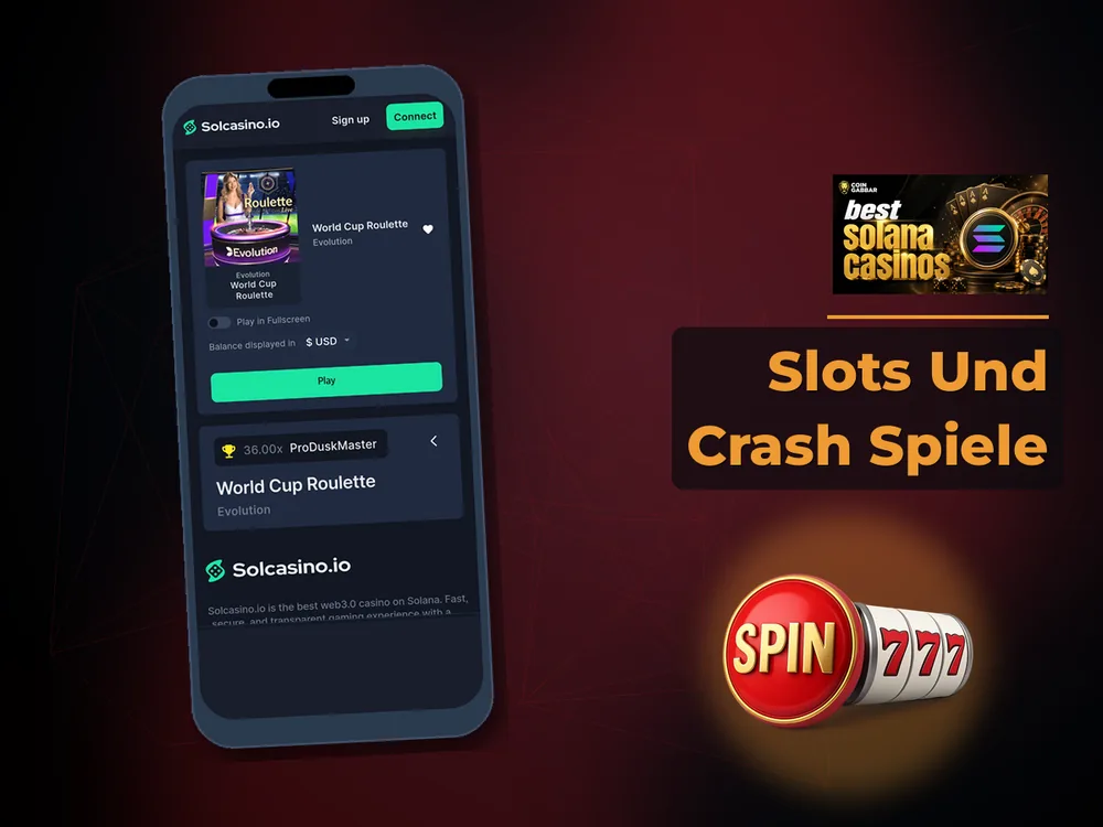 Solana Casino - Slots Und Crash Spiele