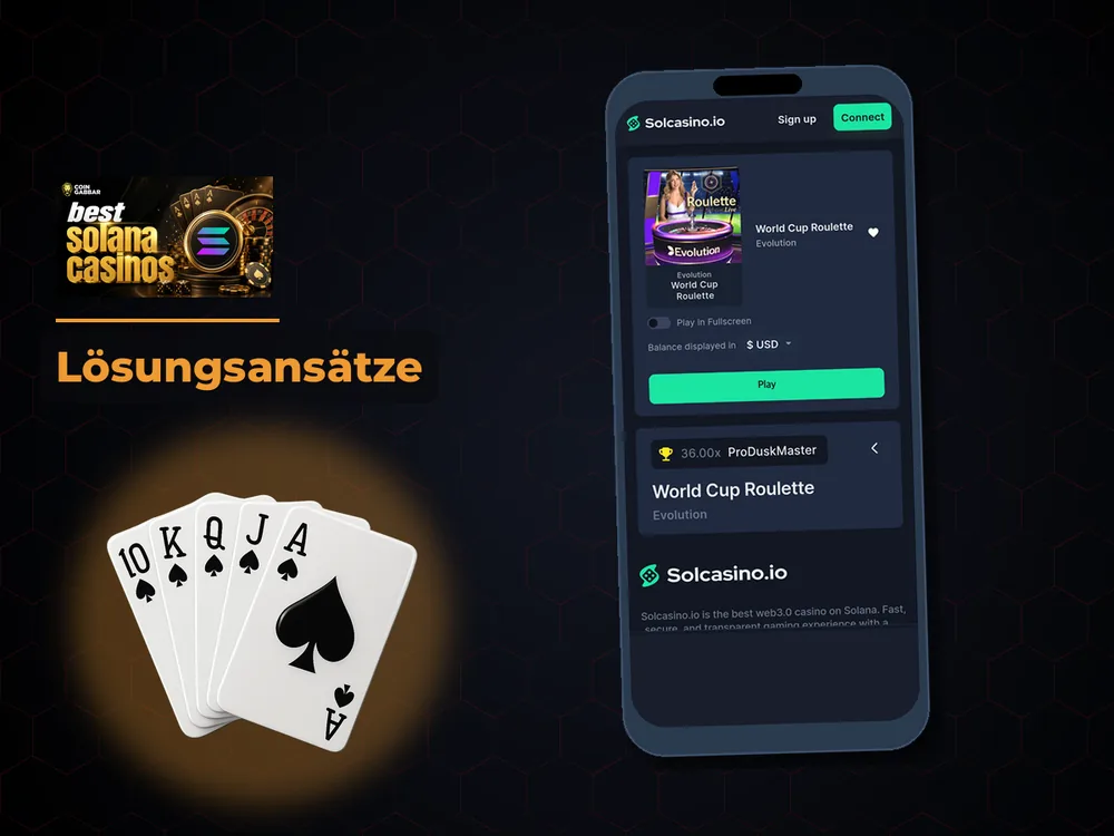 Solana Casino - Lösungsansätze