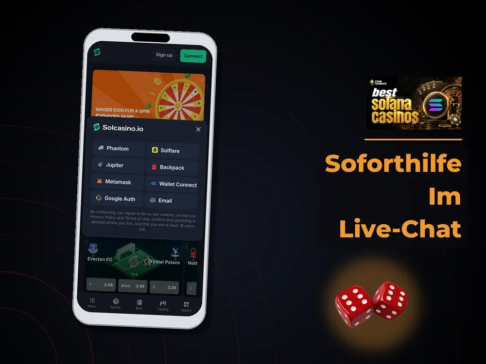 Solana Casino - Soforthilfe Im Live-Chat