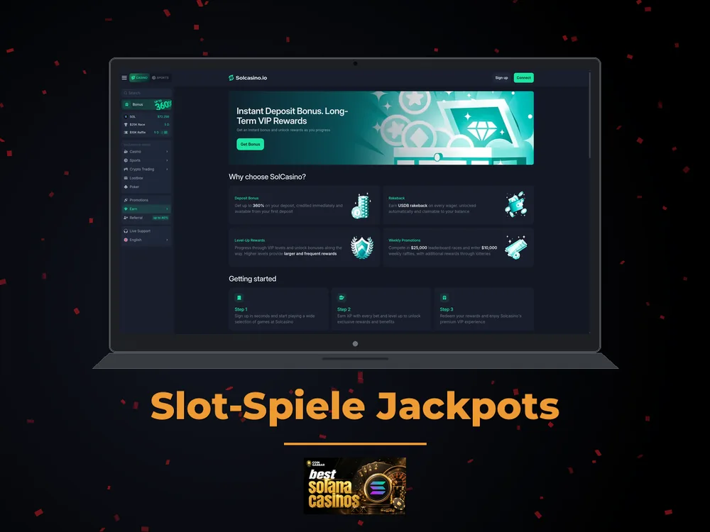 Solana Casino - Slot-Spiele Jackpots