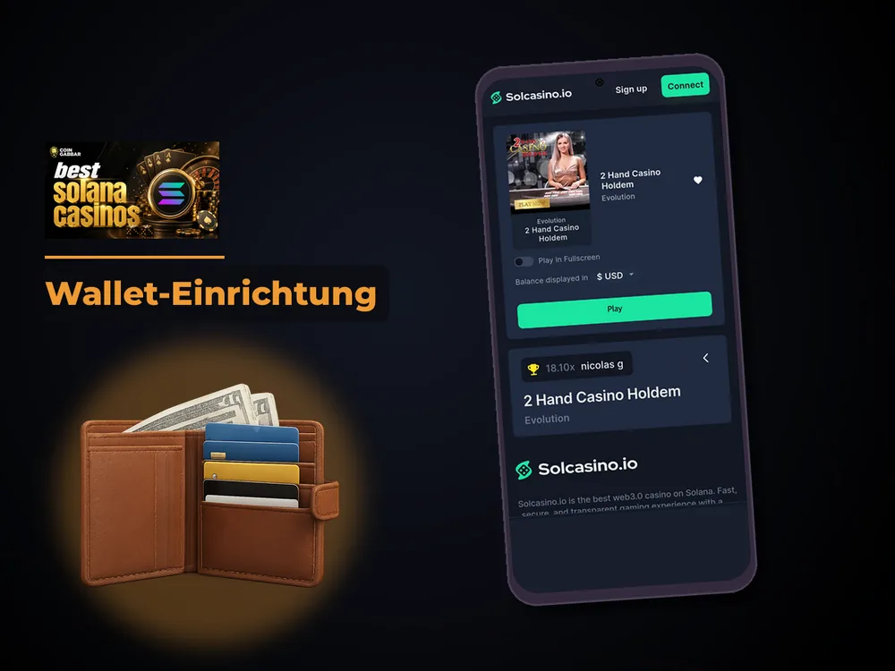 Solana Casino - Wallet-Einrichtung