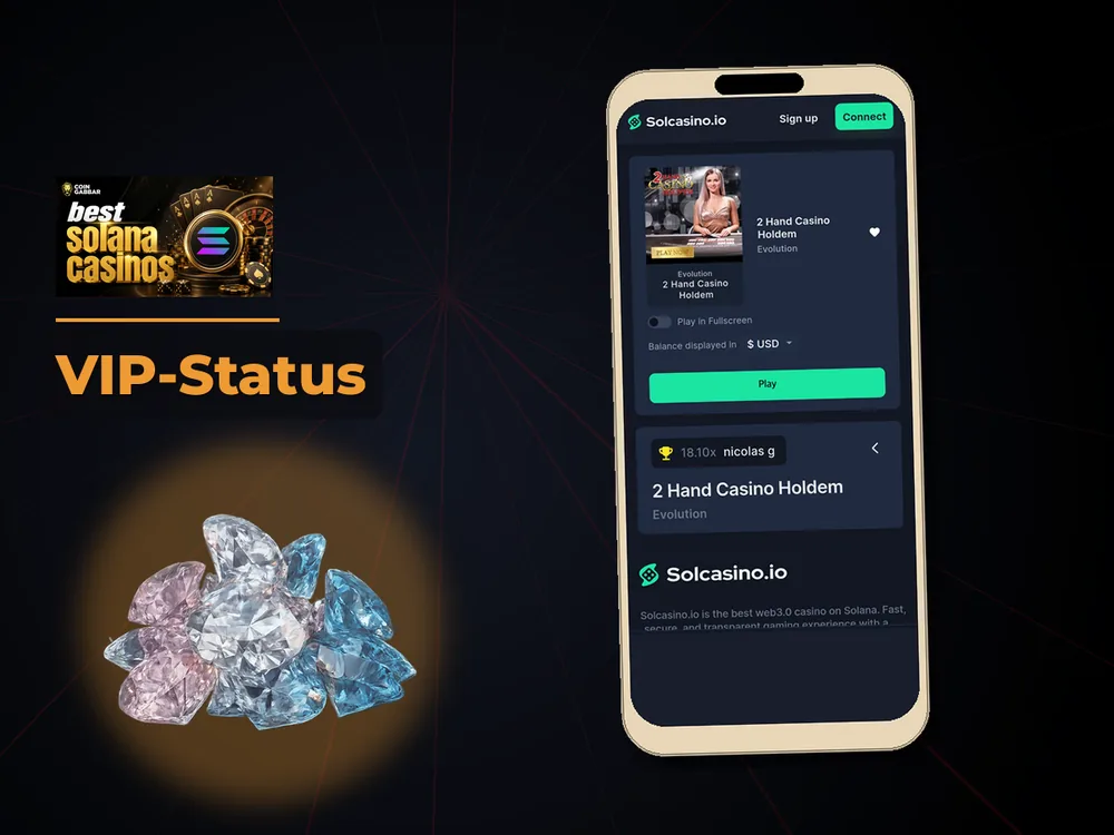 Solana Casino - VIP-Status