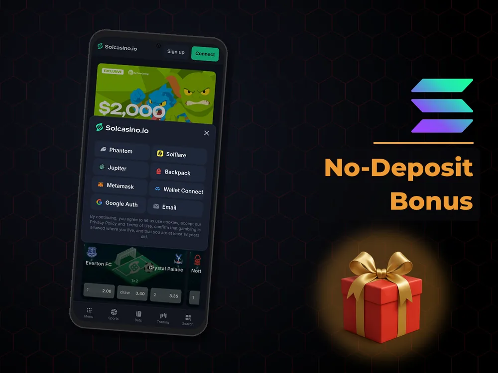 Solana Casino - No-Deposit Bonus
