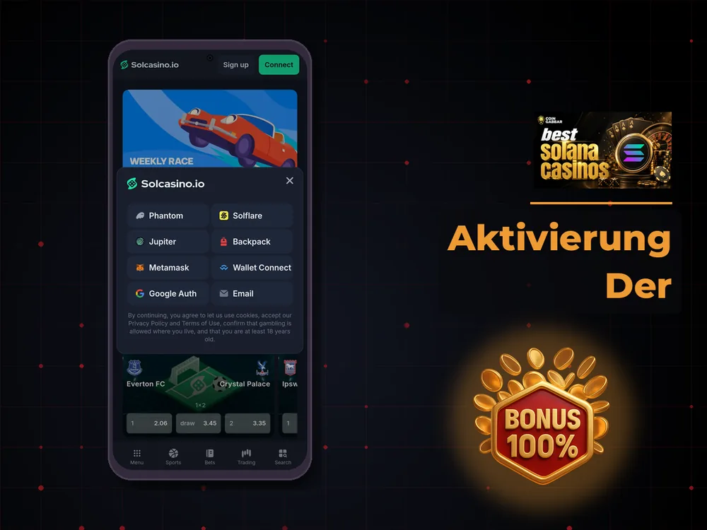 Solana Casino - Aktivierung Der