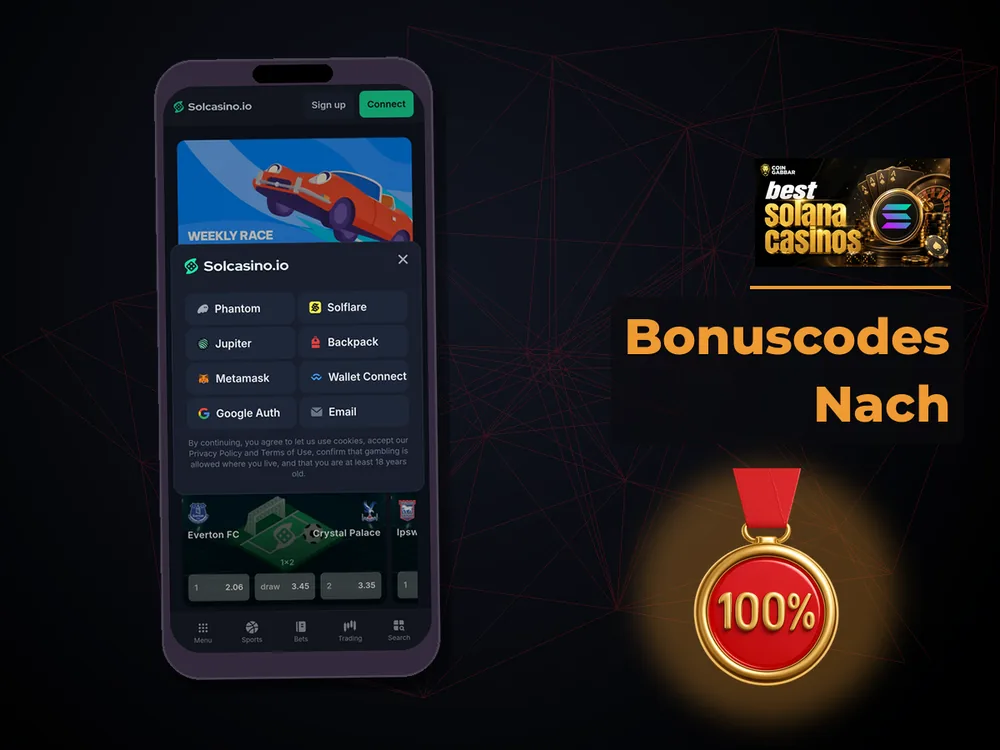 Solana Casino - Bonuscodes Nach