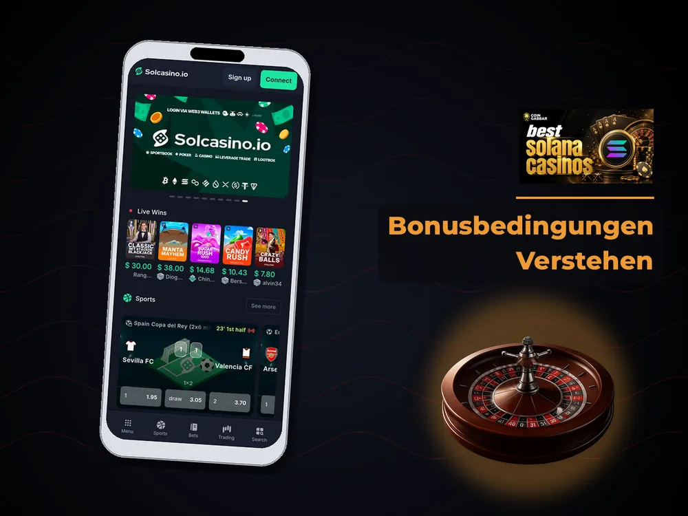 Solana Casino - Bonusbedingungen Verstehen