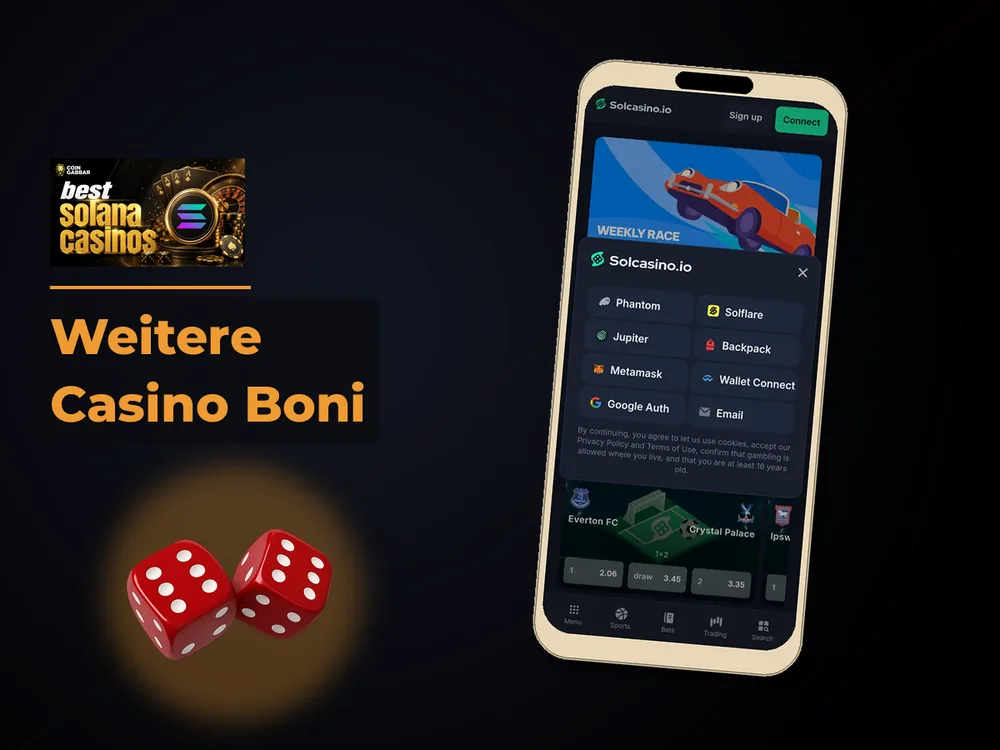 Solana Casino - Weitere Casino Boni