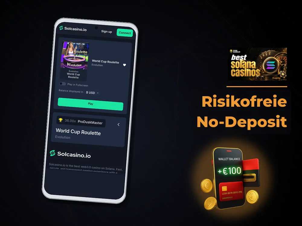Solana Casino - Risikofreie No-Deposit