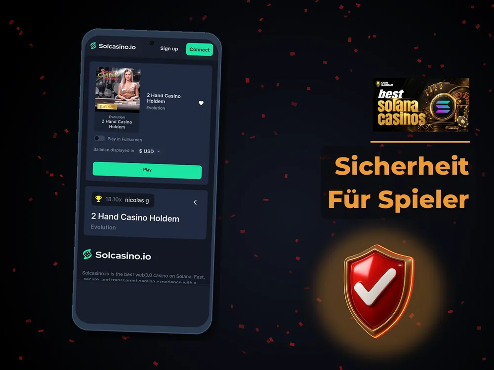 Solana Casino - Sicherheit Für Spieler