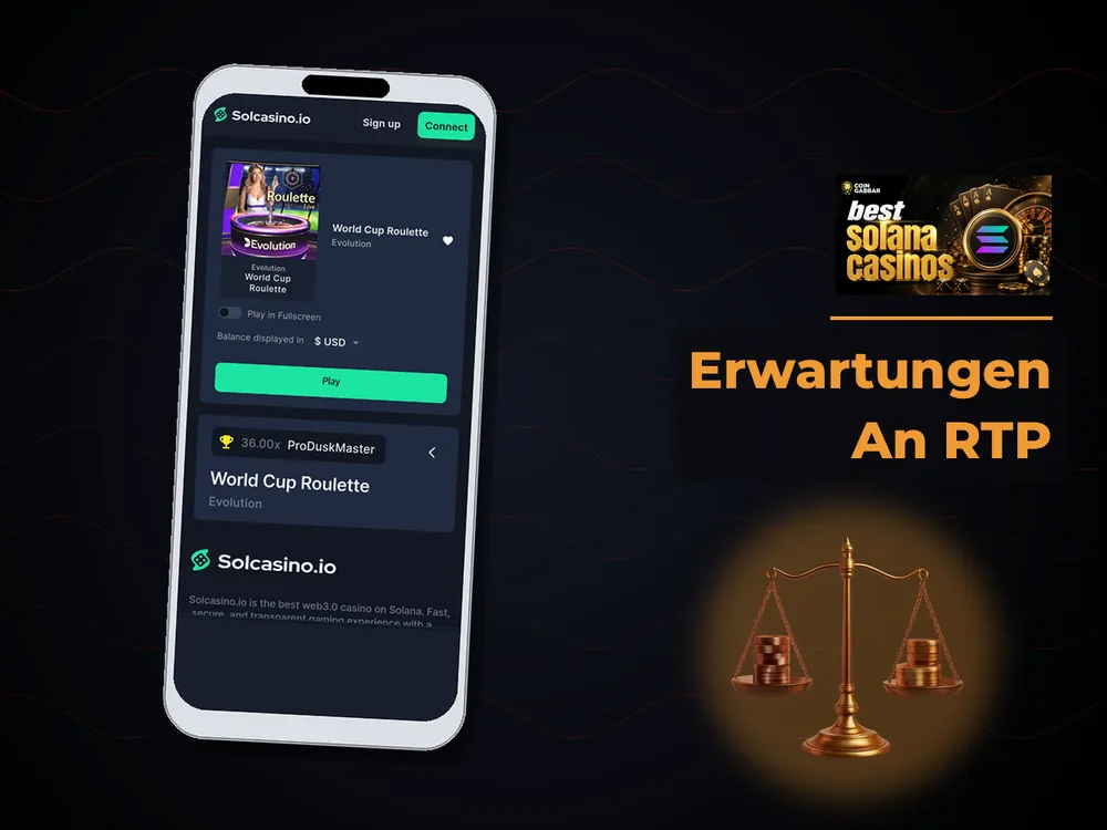 Solana Casino - Erwartungen An RTP