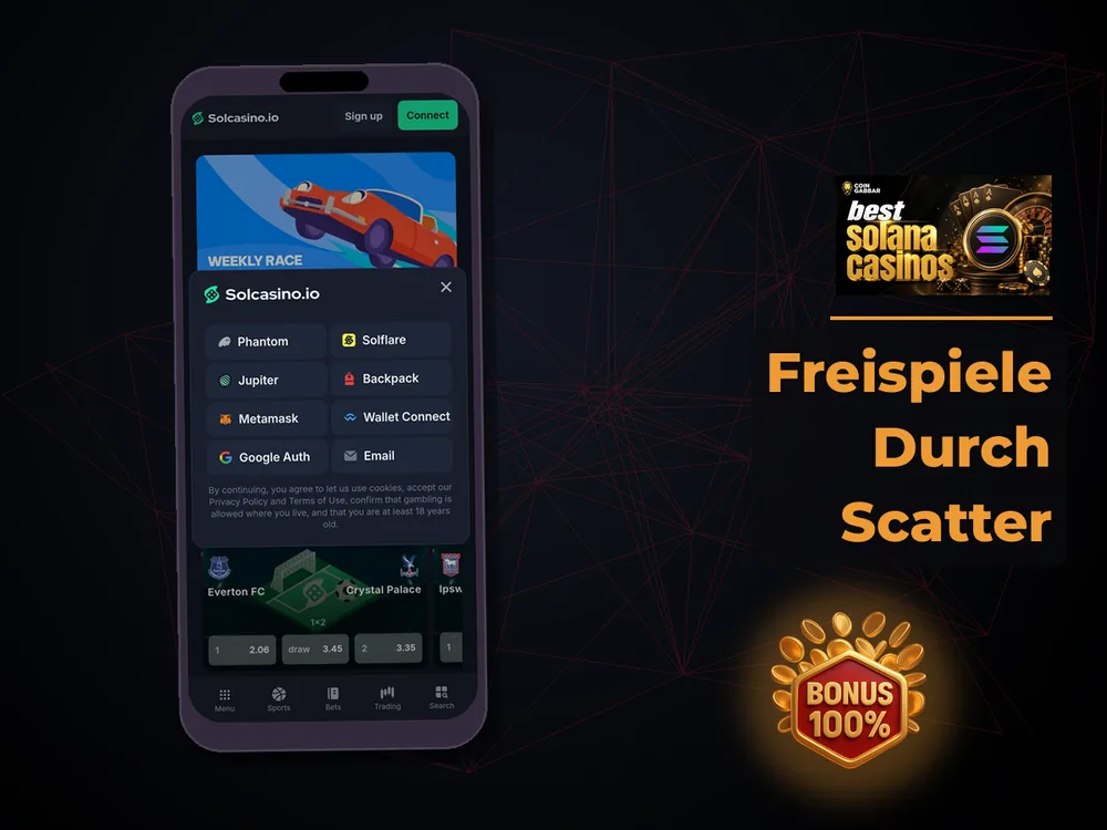 Solana Casino - Freispiele Durch Scatter