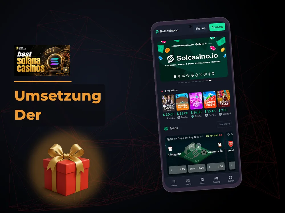 Solana Casino - Umsetzung Der