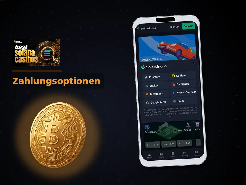 Solana Casino - Zahlungsoptionen