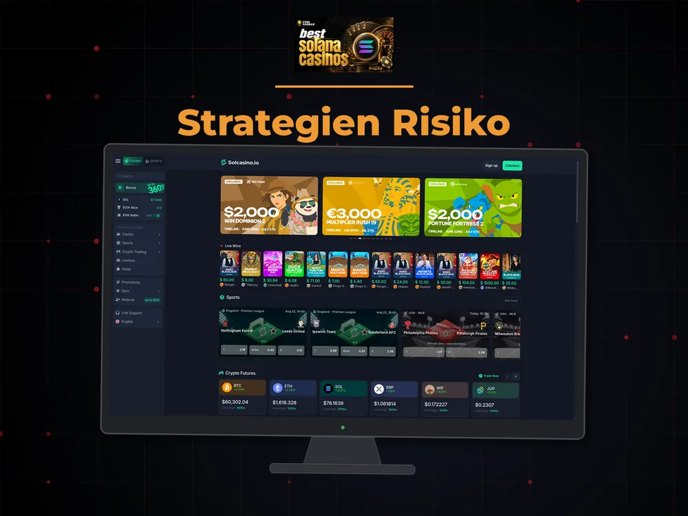 Solana Casino - Strategien Risiko