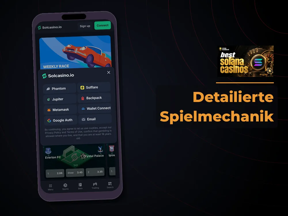 Solana Casino - Detailierte Spielmechanik