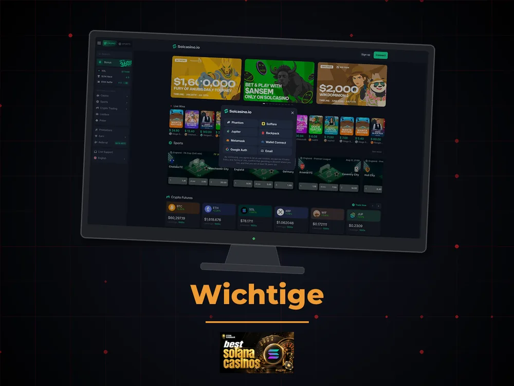 Solana Casino - Wichtige