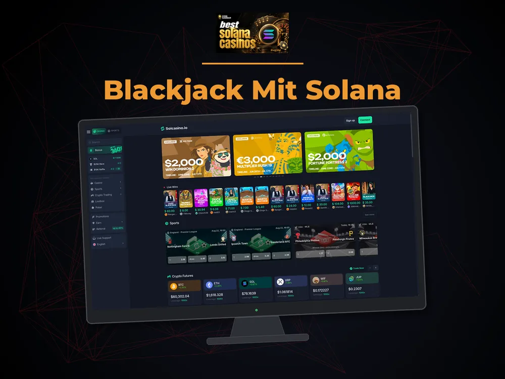 Solana Casino - Blackjack Mit Solana