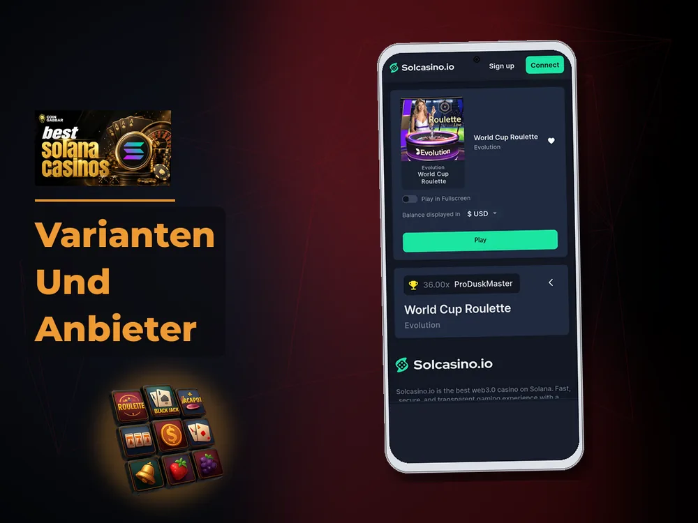 Solana Casino - Varianten Und Anbieter