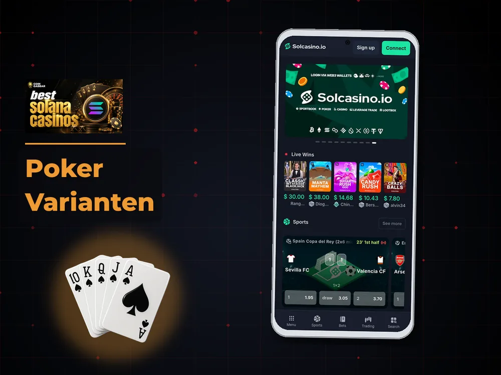 Solana Casino - Poker Varianten