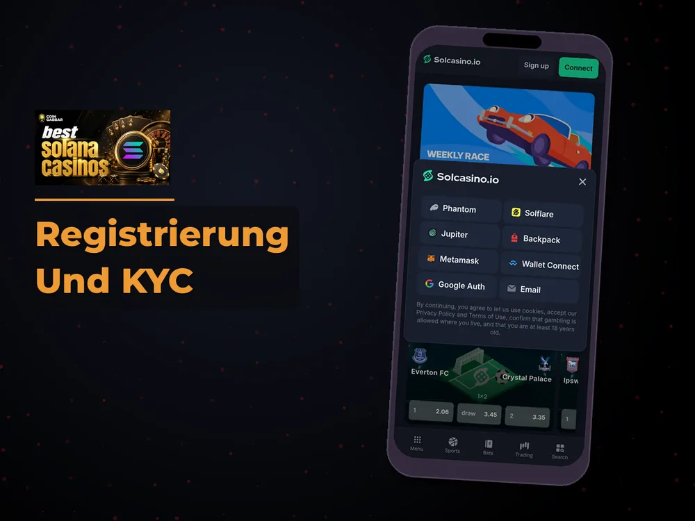 Solana Casino - Registrierung Und KYC