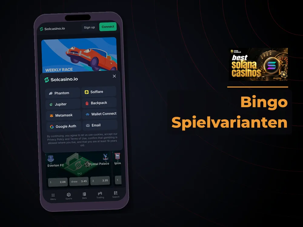 Solana Casino - Bingo Spielvarianten