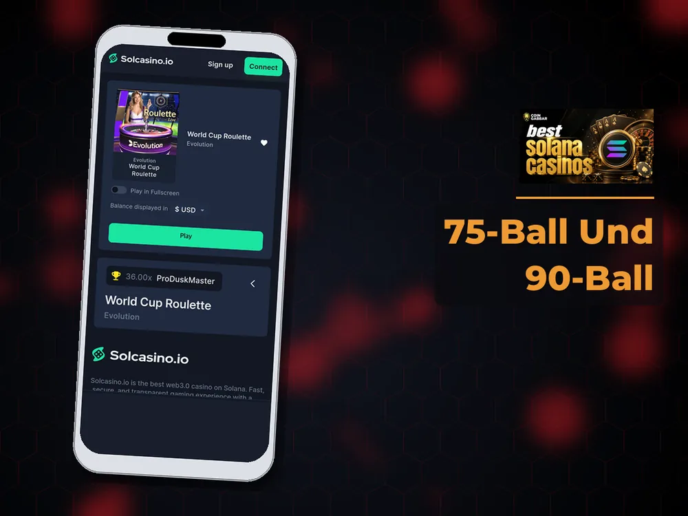 Solana Casino - 75-Ball Und 90-Ball