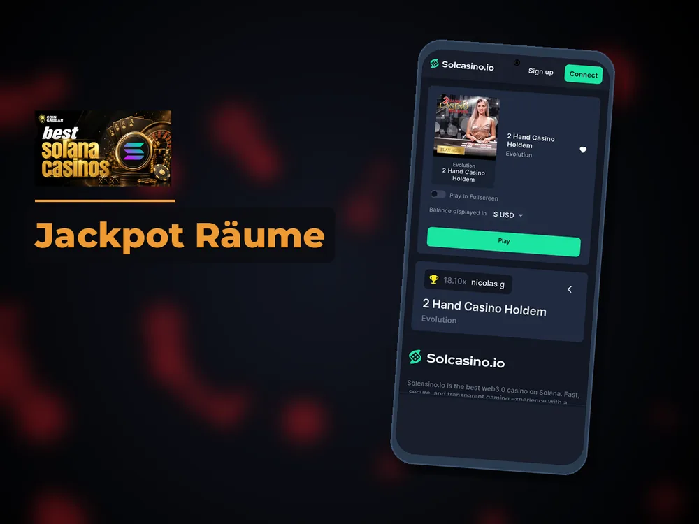 Solana Casino - Jackpot Räume
