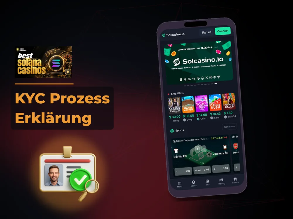 Solana Casino - KYC Prozess Erklärung