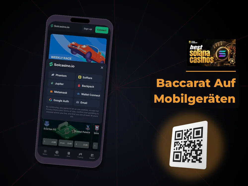 Solana Casino - Baccarat Auf Mobilgeräten