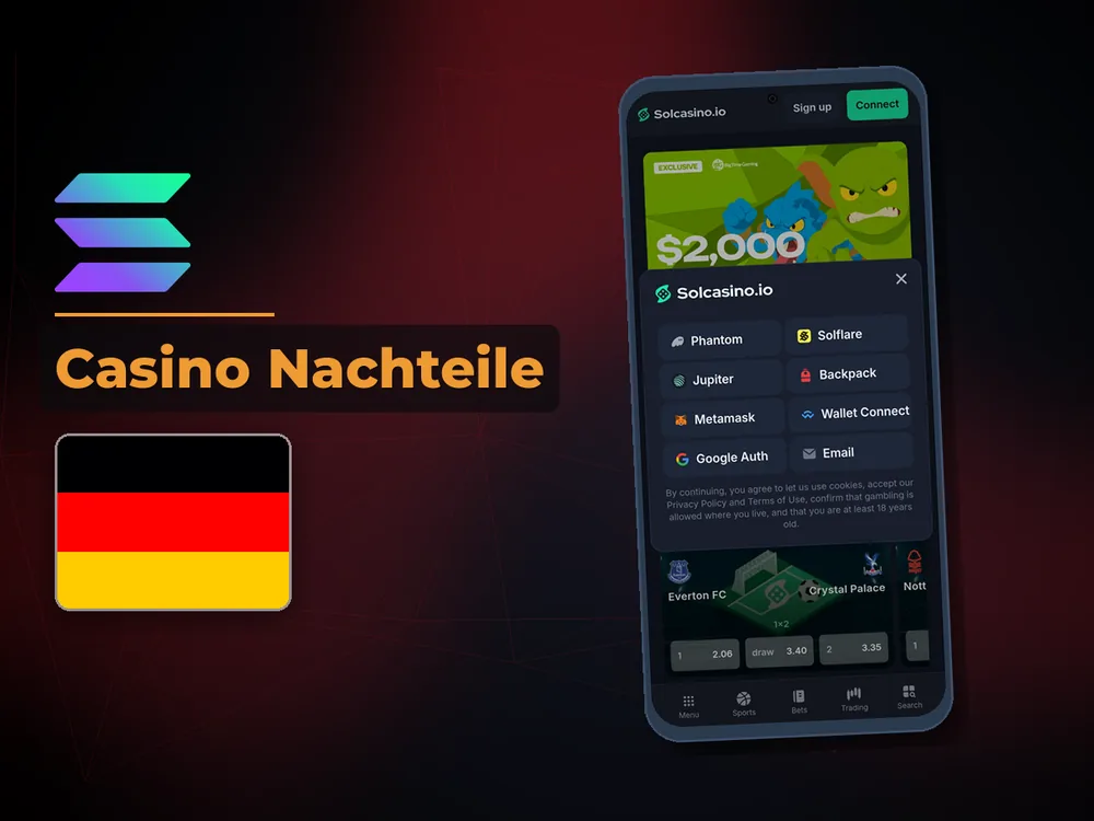 Solana Casino - Casino Nachteile