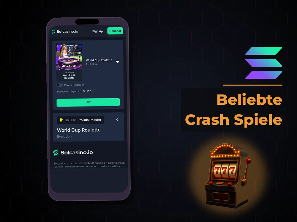 Solana Casino - Beliebte Crash Spiele